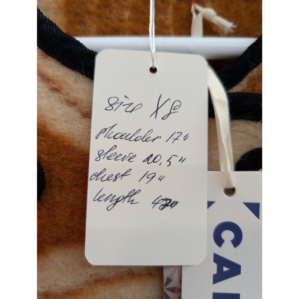 Carleen 100% Wool Blanket Coat – Size XS (NWT, One of a Kind) - Picture 9 of 9